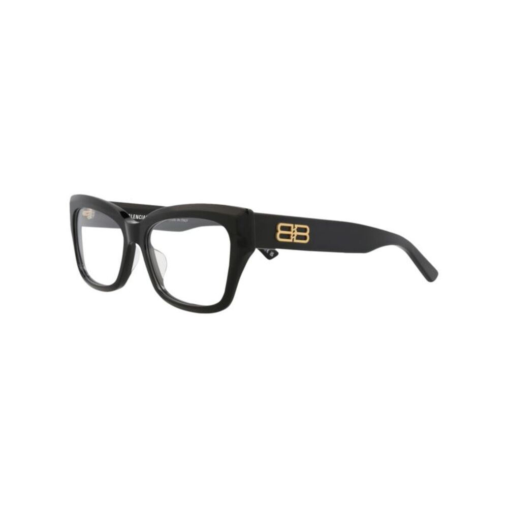 Balenciaga Square-Frame Recycled Acetate Optical Frames Black Womens - Picture 2 of 6